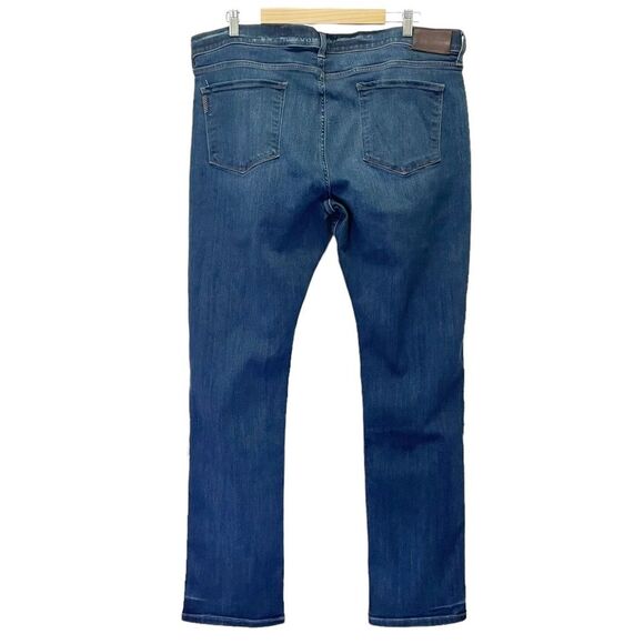 PAIGE Denim Federal Jeans Slim Straight Jean in Roarke Dark Wash Men’s Size 40 - Picture 3 of 13